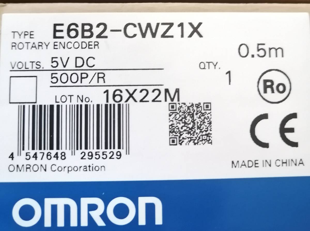 omron FA インクリメンタル型 ロータリエンコーダ DC5V E6B2-CWZ1X 500P/R 0.5M_画像2
