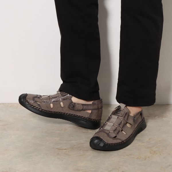  men's casual shoes khaki 25.0cm microfibre leather sport sandals turtle sandals g LUKA sandals ec2303
