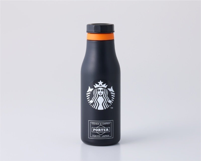 【送料込】 スターバックス x ポーター ステンレスボトル スタバ 黒 STARBUCKS 吉田かばん PORTER_カタログより（表）