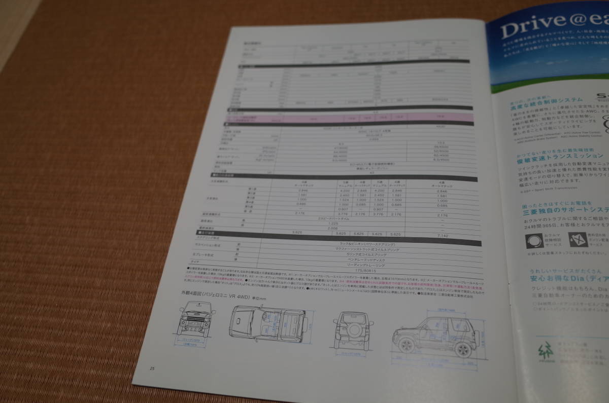  Mitsubishi Pajero Mini Pajero Mini main catalog 2008.12 version 