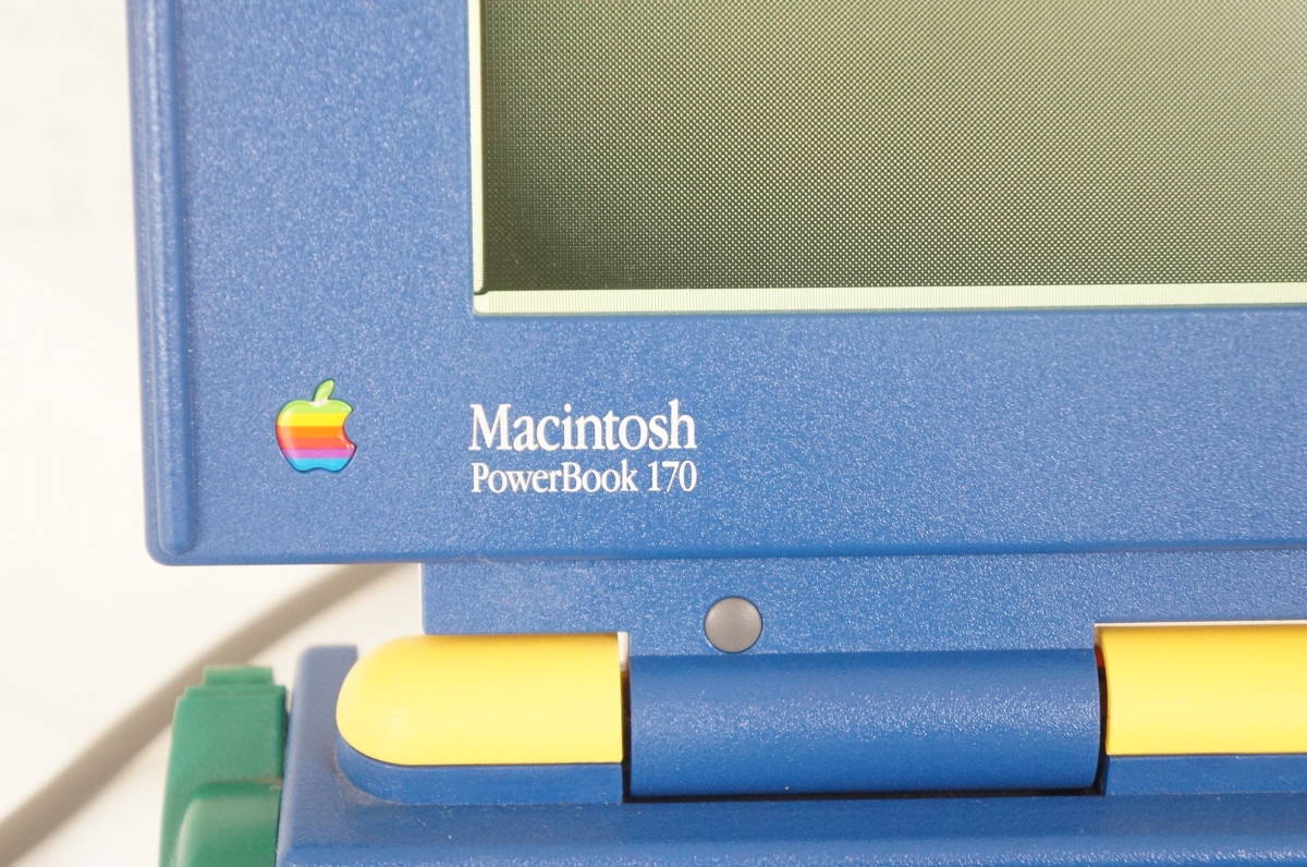 Apple アップル Macintosh PowerBook 170 M5409 1992年 JLPGA 特別協賛記念 500台限定生産品 ベネトンマック 7007228011_画像3