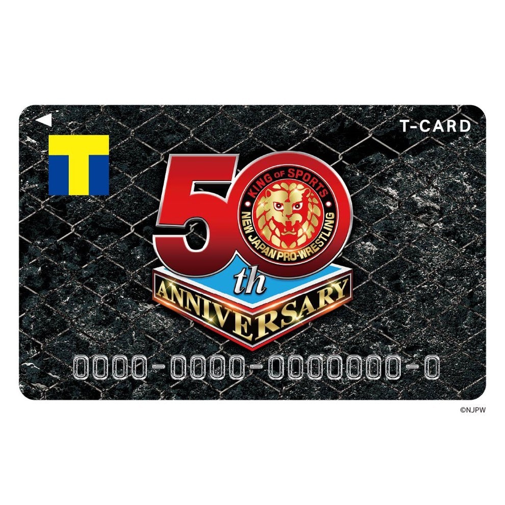 匿名配送 送料無料 Tカード/Tポイントカード （新日本プロレス）　 新品 台紙付き 未登録