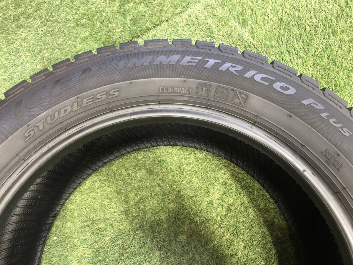 24（S0333）☆札幌発☆2019年製 / Pirelli ICE ASIMMETRICO PLUS / ピレリ アイスアシンメトリコプラス / 205/55R16 ☆アイシス・レガシィ_画像9