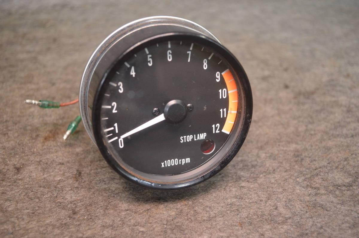 Y23-0773】KAWASAKI Z1/Z2他用 社外タコメーター ジャンク品/Z1タコ