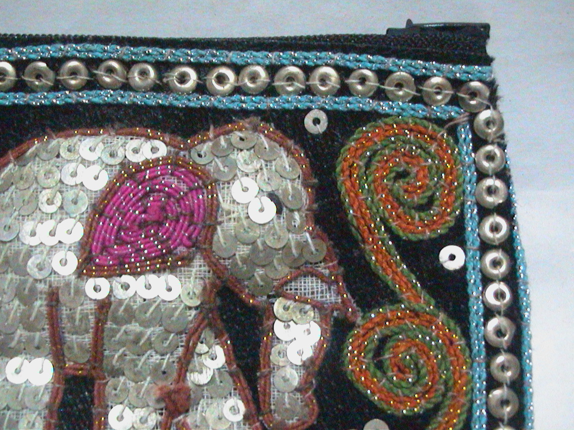  Thai * Myanma country . mountains race. handmade purse ( blue ) elephant change purse ... cosmetics pouch postage Y120
