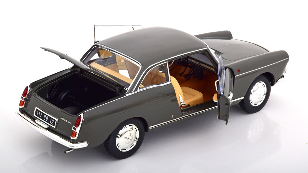 norev 1/18 Peugeot 404 Coupe 1967 darkgrey　プジョー　ノレブ_画像4