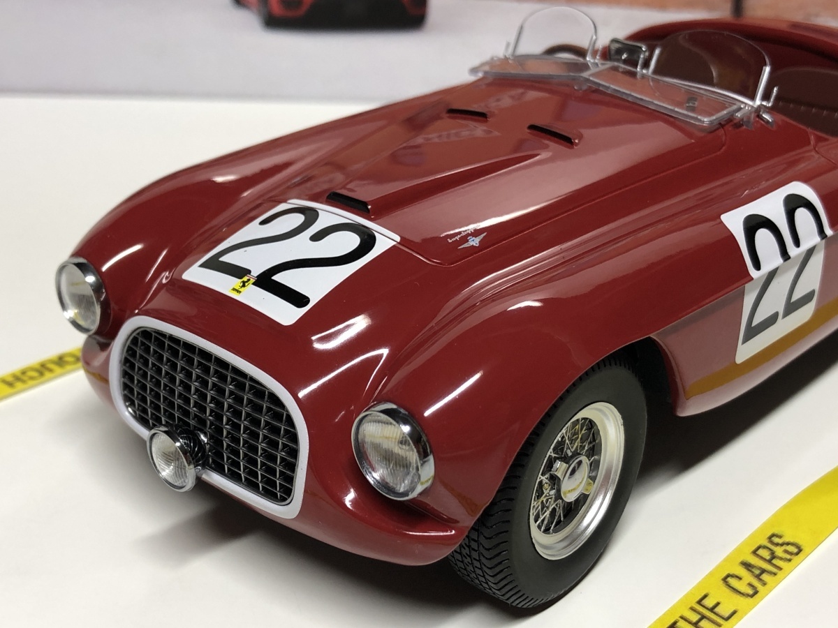 KK scale 1/18 Ferrari 166 MM Barchetta Sieger 24h Le Mans 1949　ダイキャスト製　フェラーリ_画像7