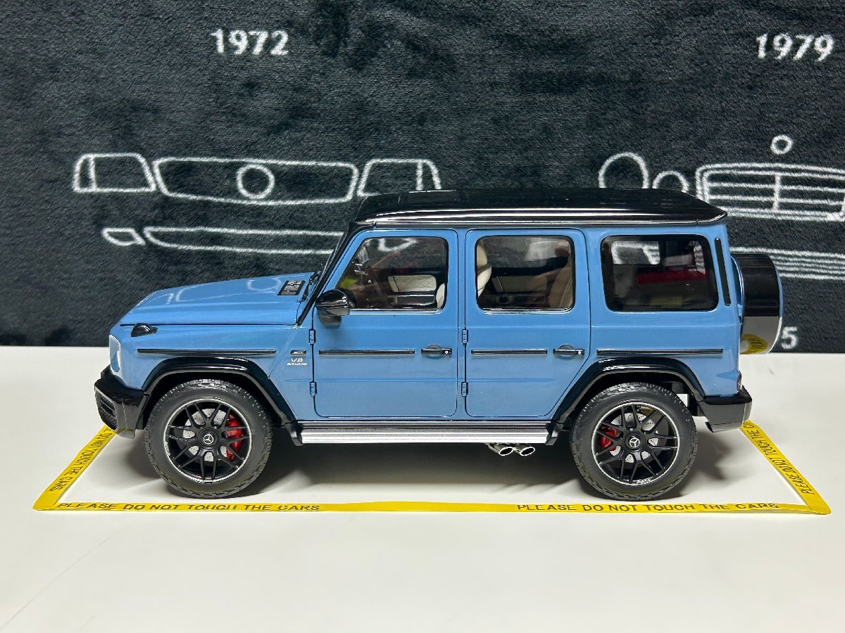 限定品 minichamps 1/18 Mercedes Benz AMG G63 2018 ブルー