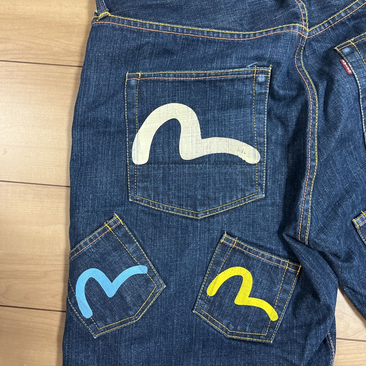 卸し売り購入 エヴィス EVISU ハーフパンツ エビス デニムショート