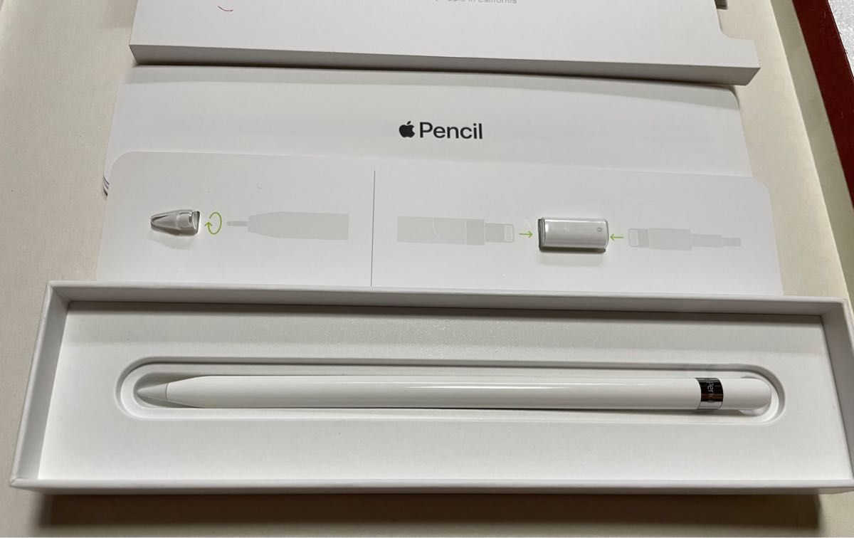 Apple pencil 第一世代 元箱・未使用付属品一式付き 使用頻度の少ない