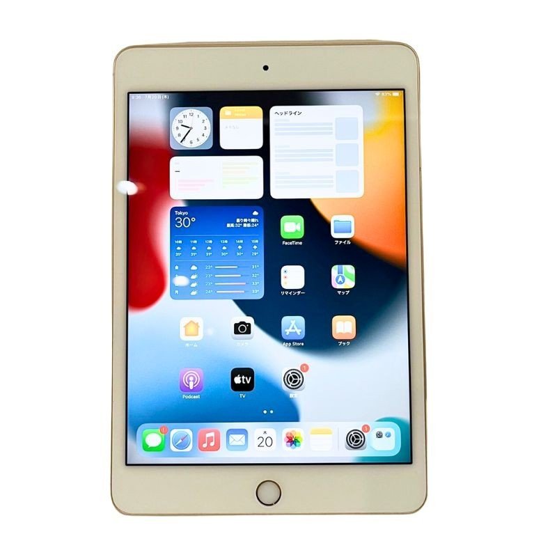 Apple iPad mini4 Wi-Fiモデル MK6L2J/A 16GB ゴールド タブレット 7.9インチ 【良品】 U2307K436