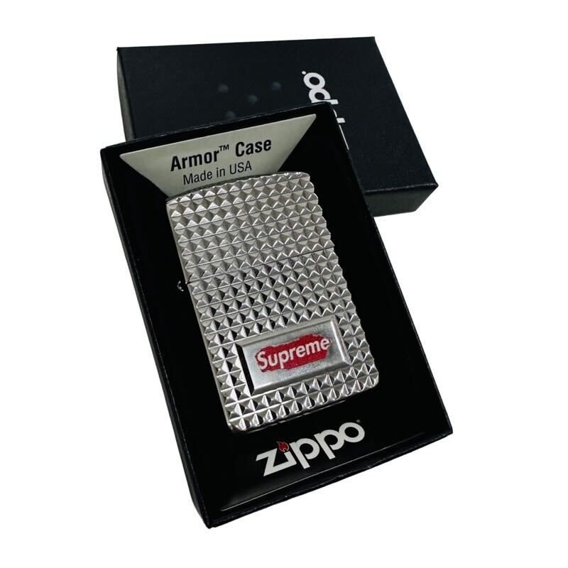 Supreme ZIPPO シュプリーム 17AW ジッポ ライター ダイアモンドカット