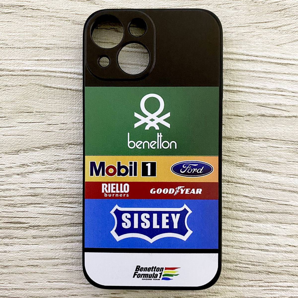  Benetton Ford iPhone 13 mini case F1 B188na knee ni boots .n Johnny * Herbert smartphone 