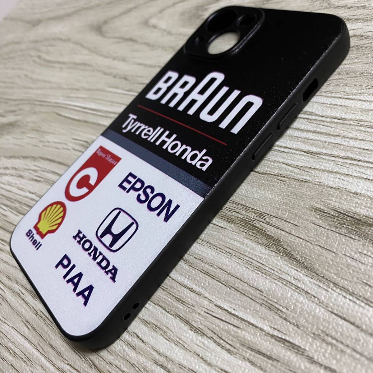  Brown tireru Honda iPhone 13 case F1 Tyrrell 020 Nakajima Satoru stereo fano* modena smartphone 