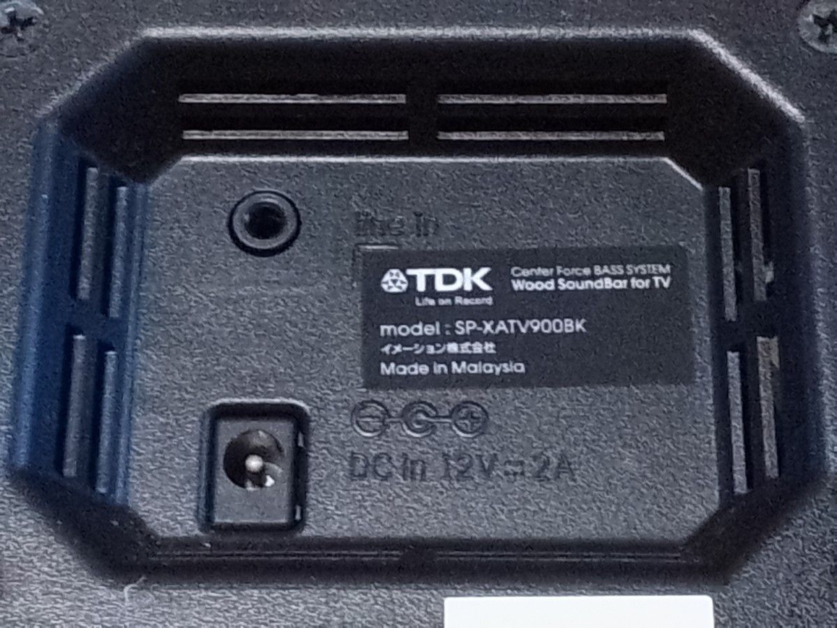 【動作確認済】TDK 薄型テレビ用スピーカー SP-XATV900BK