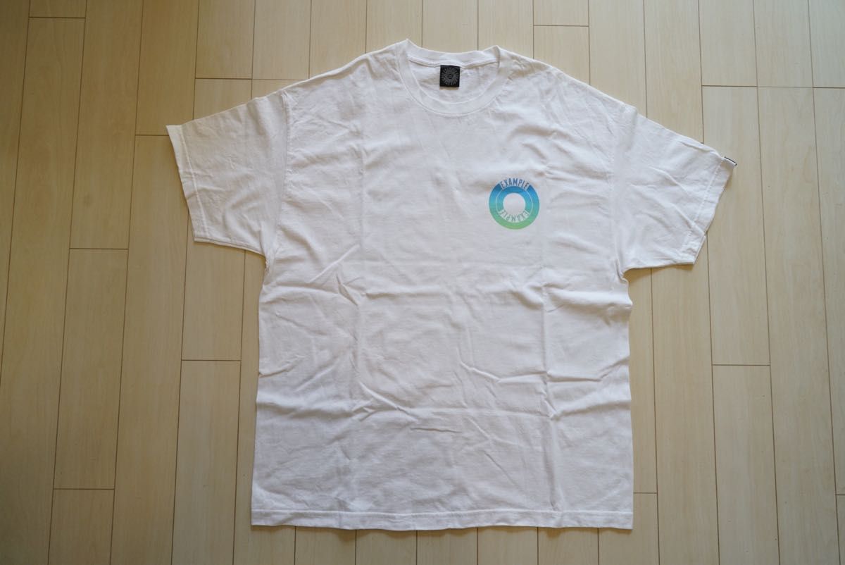 【XXL】EXAMPLE example GRADATION ROUND LOGO TEE mfc store ストア　ラウンド