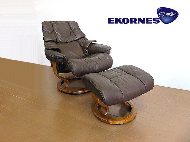正規品販売! EKORNES/エコーネス ストレスレスチェア+オットマン