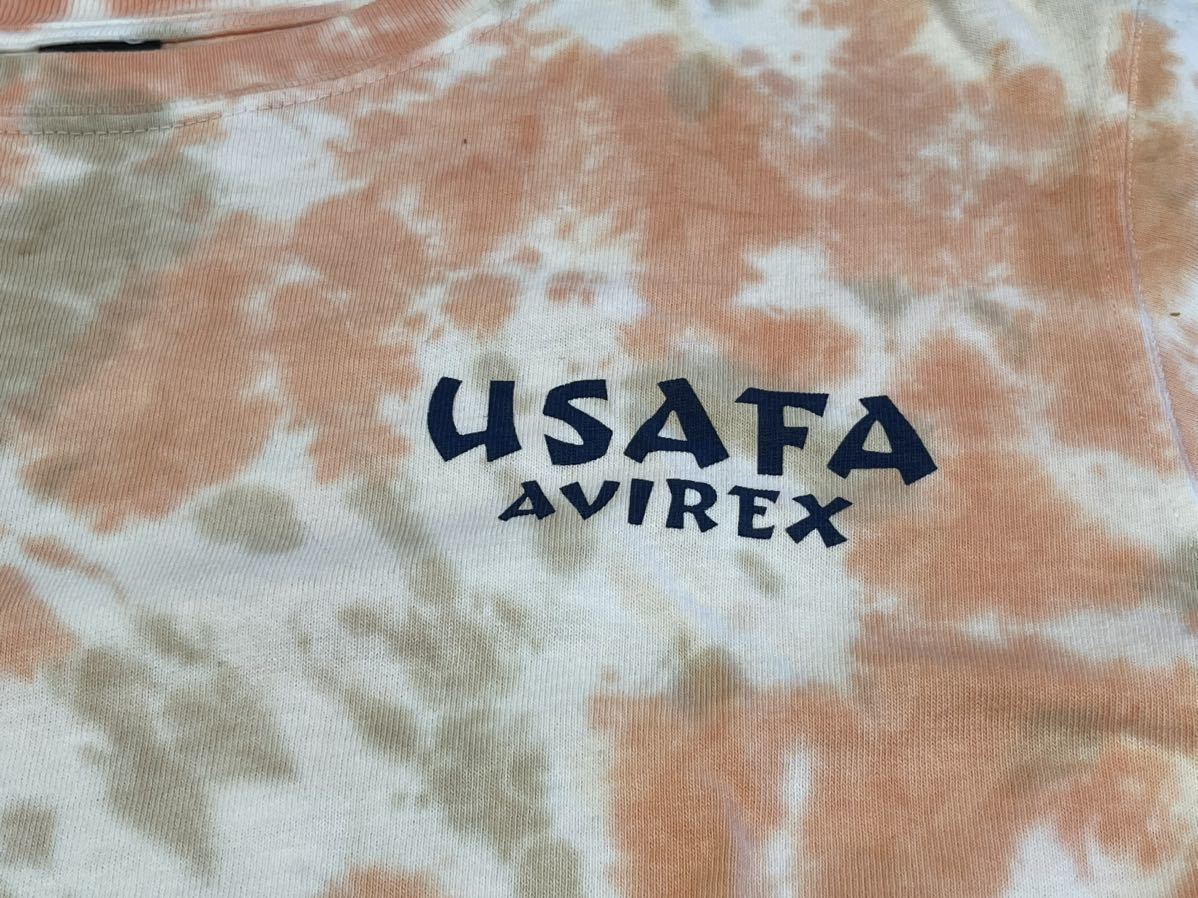 AVIREX/アヴィレックス 製 タイダイ柄 半袖Tシャツ Mサイズ USAFA