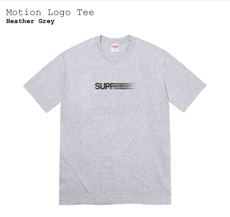 ☆ Supreme Motion Logo Tee gray M ☆ モーション ロゴ Tシャツ グレー シュプリーム 2023