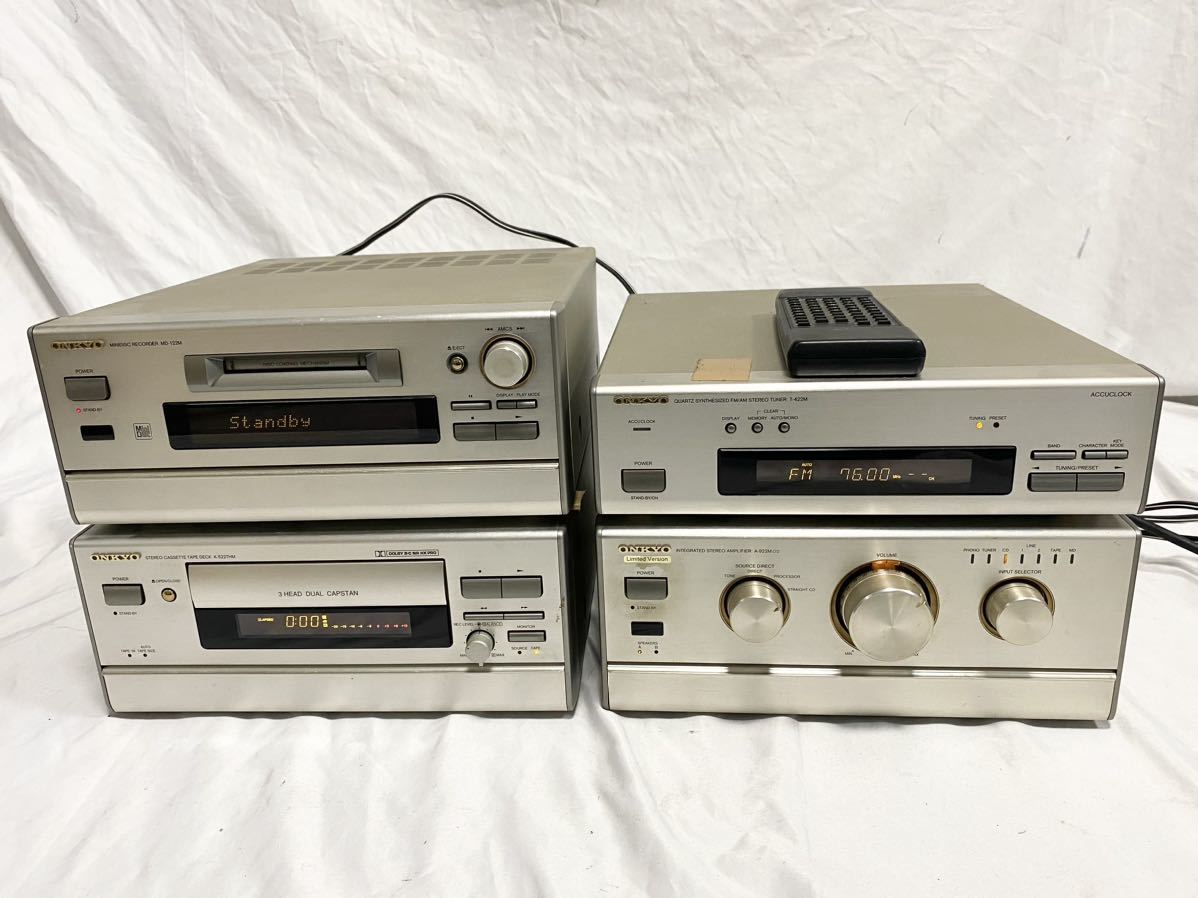 7K007 ONKYO オンキョー A-922M/K-522THM/MD-122M/T-422M アンプ