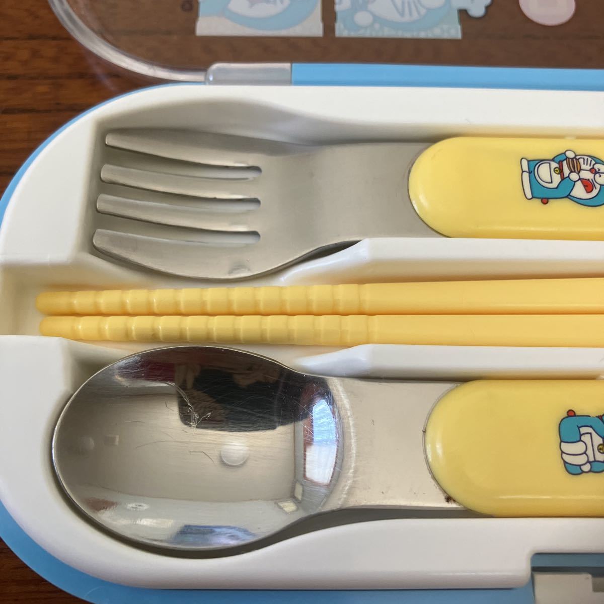  used * Doraemon * set of forks, spoons, chopsticks * chopsticks * spoon * Fork *USED* kindergarten * child care .* elementary school *. meal * go in .* go in .* postage 230 jpy ~