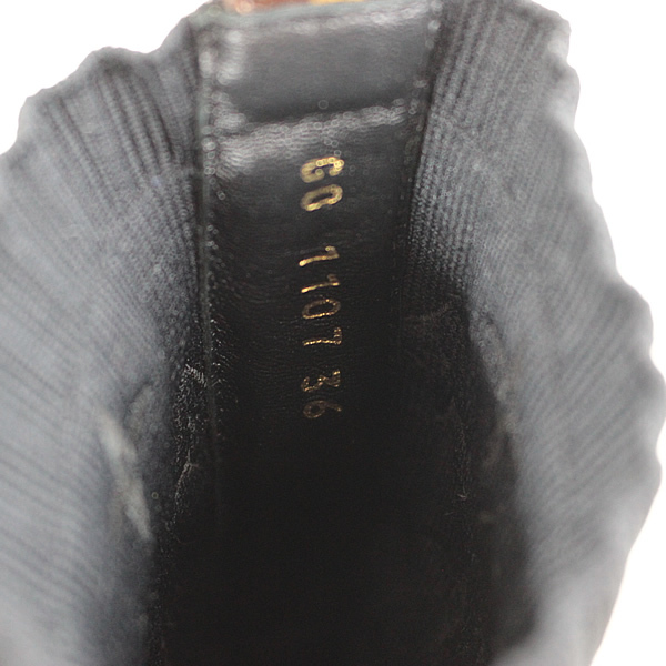 ルイヴィトン ブーツ　ブラック　黒　サイズ36 美品　靴　新品同様　モノグラム　23　r070_画像6