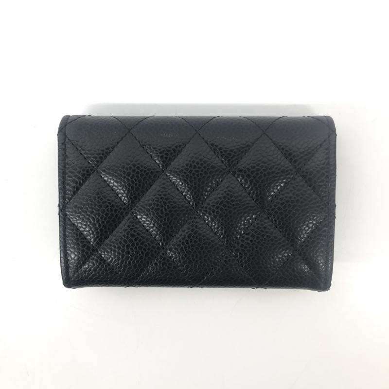 【中古】CHANEL　キャビアスキンカードケース　ブラック　シャネル[240066123762]_画像2