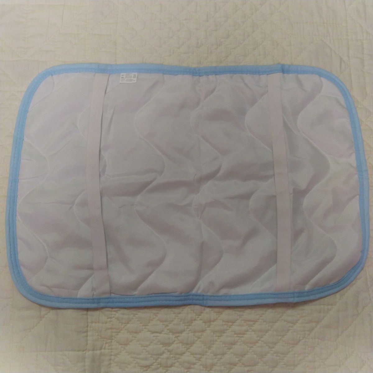 さらさら 接触冷感 丸洗い可能 枕パッド 快眠快適 ピローパット 43×63cm ライトエメラルド 枕ゴムベルト付き 