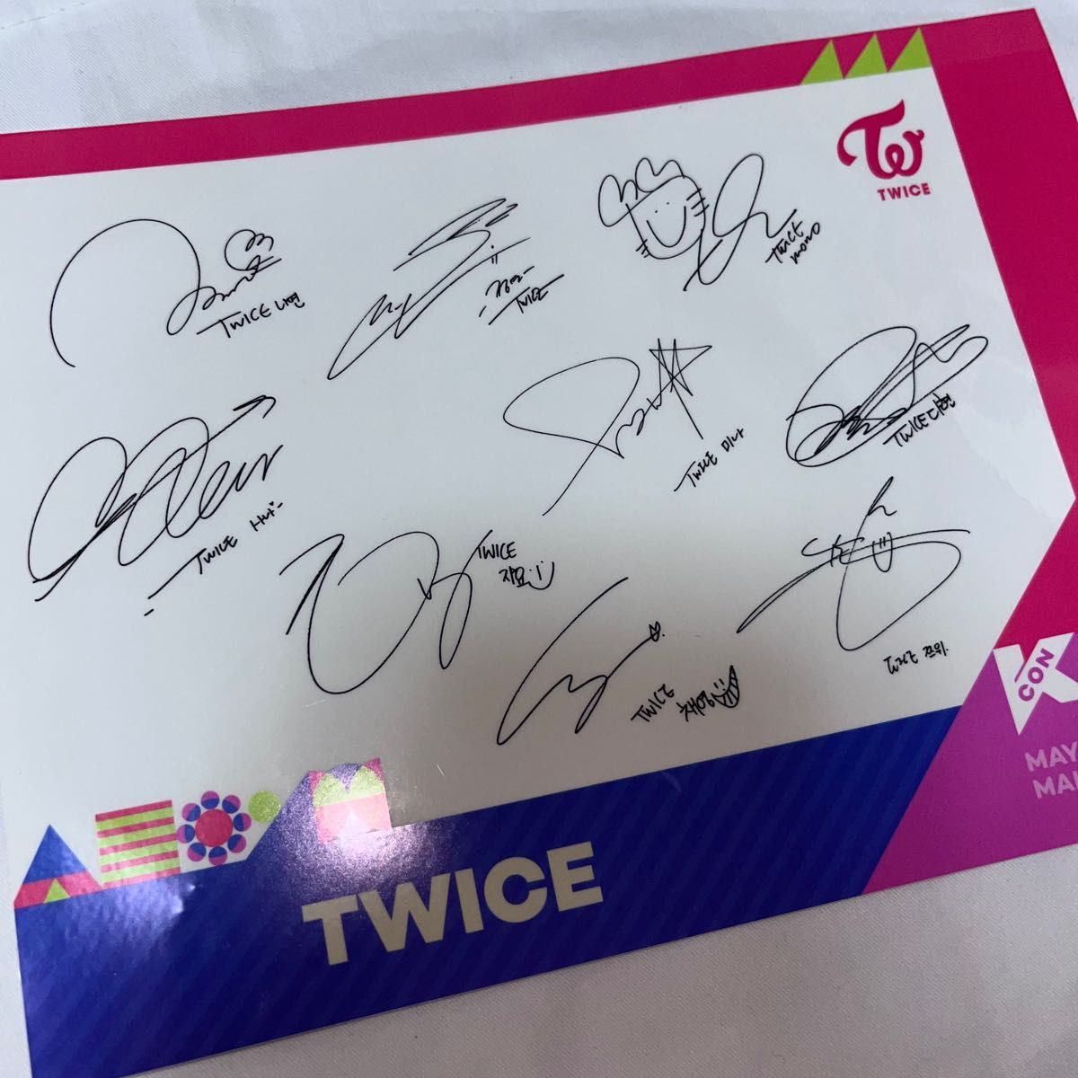 出回りなし】TWICE KCON 2019 サインステッカー|Yahoo!フリマ 出回りなし】TWICE KCON 2019 サインステッカー|Yahoo!フリマ