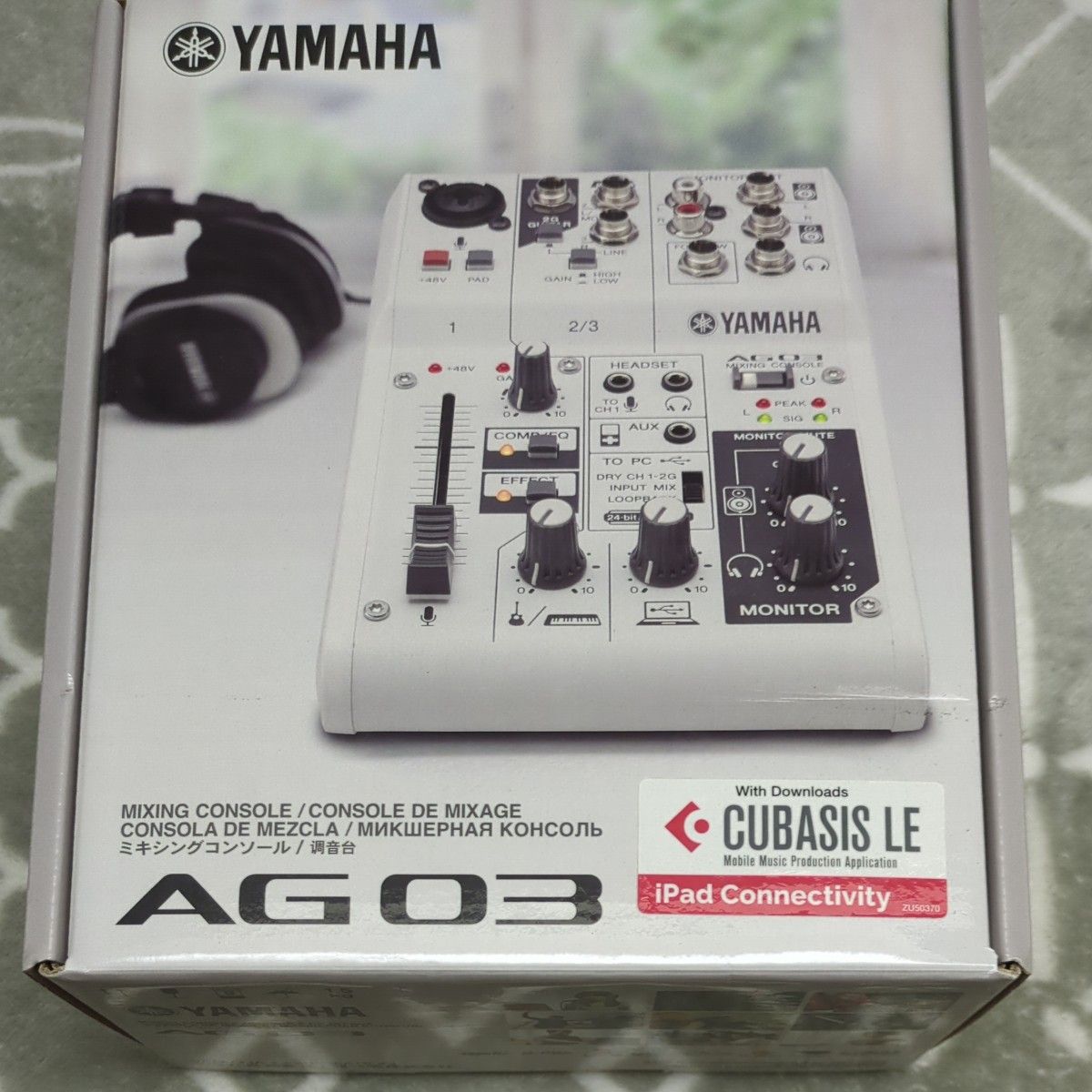 ヤマハ YAMAHA】 オーディオインターフェース 3チャンネル AG03