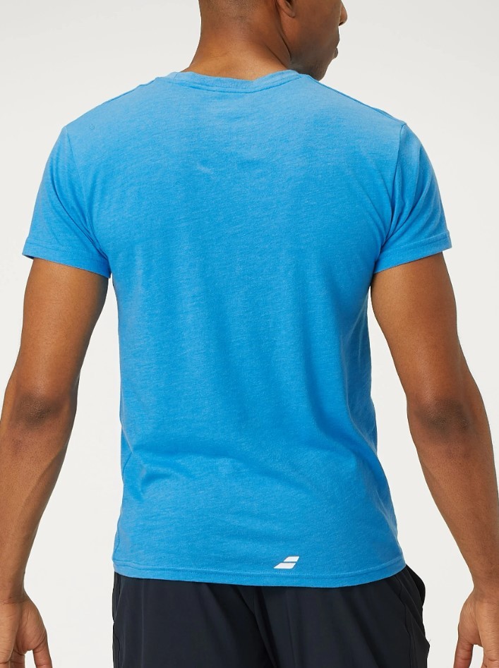 ■海外限定発売■BABOLAT（バボラ）Exercise Logo Tシャツ（US/EU：L）Blueの画像4