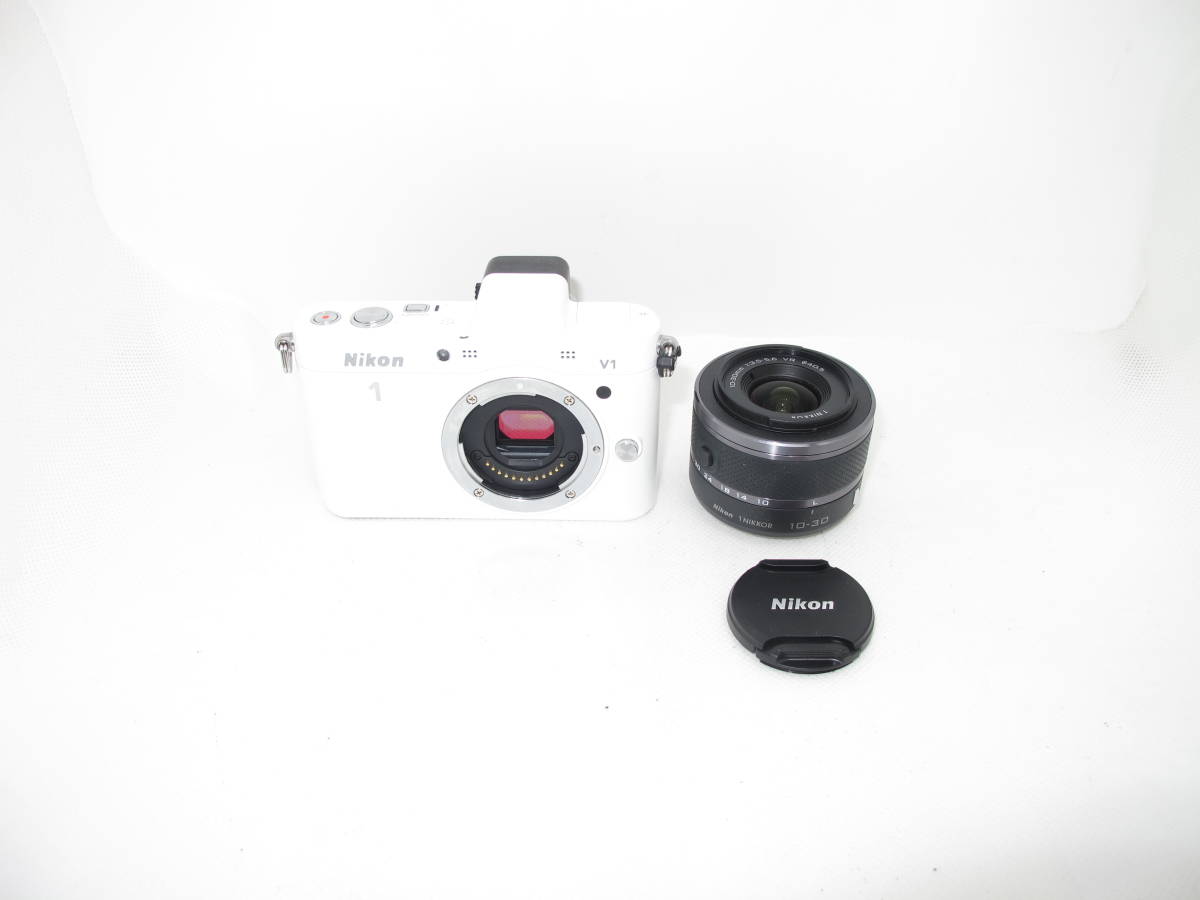 新版 Nikon ミラーレス一眼カメラ #3345-117 WH V1 N1 ホワイト レンズ