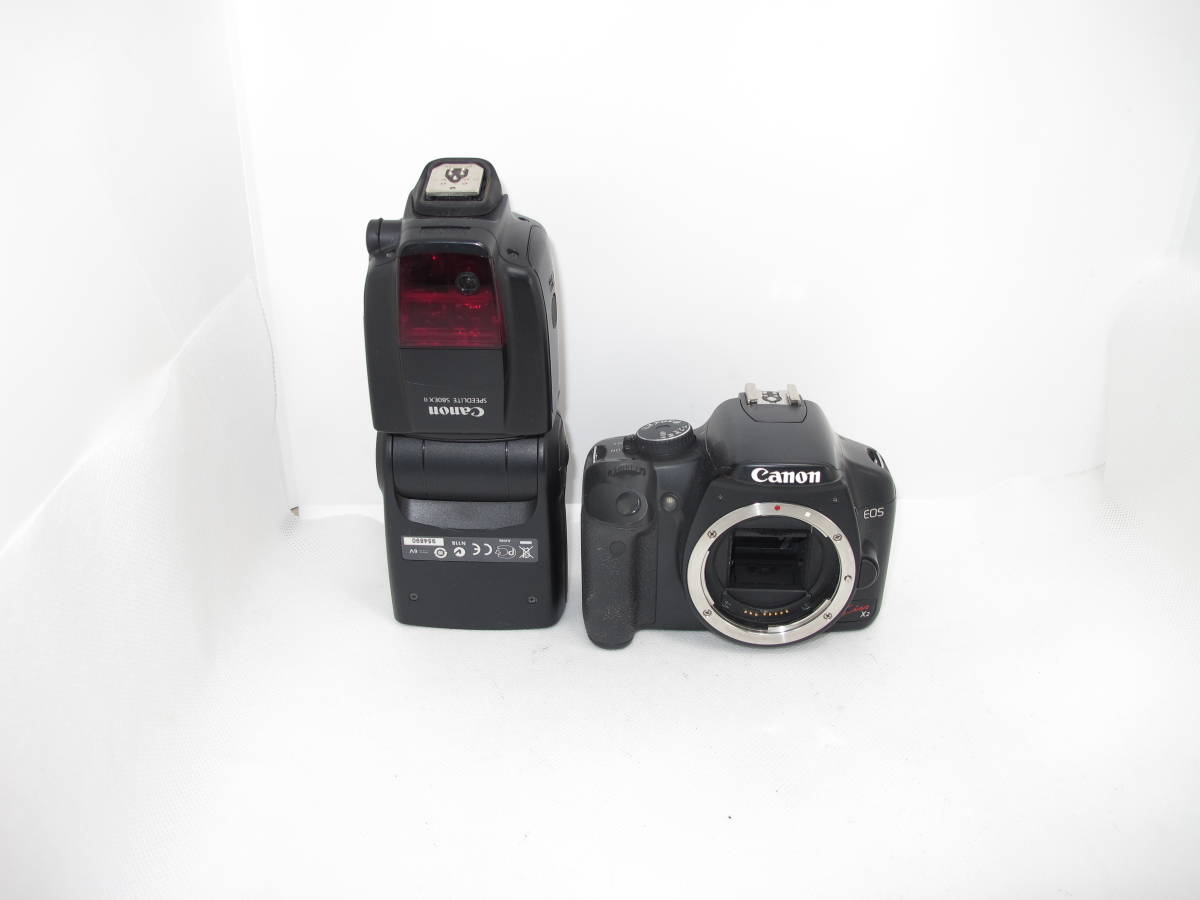 【デジタル一眼＋ストロボ セット売り】Canon EOS Kiss X2＋580EX II #3345-126