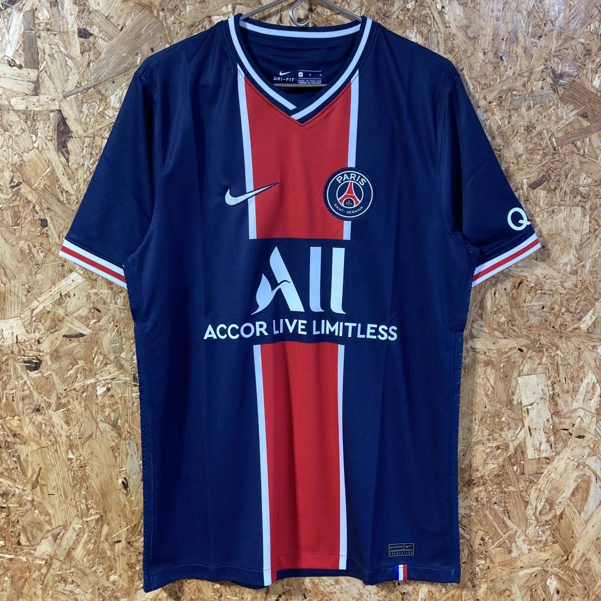 Nike Paris Saint-Germain Uniform Jersey S ML Сотрудничество Специфическая нота Dri-Fit Paris Saint-Germain 50th Anniversary PSG 50th Etter Stripe