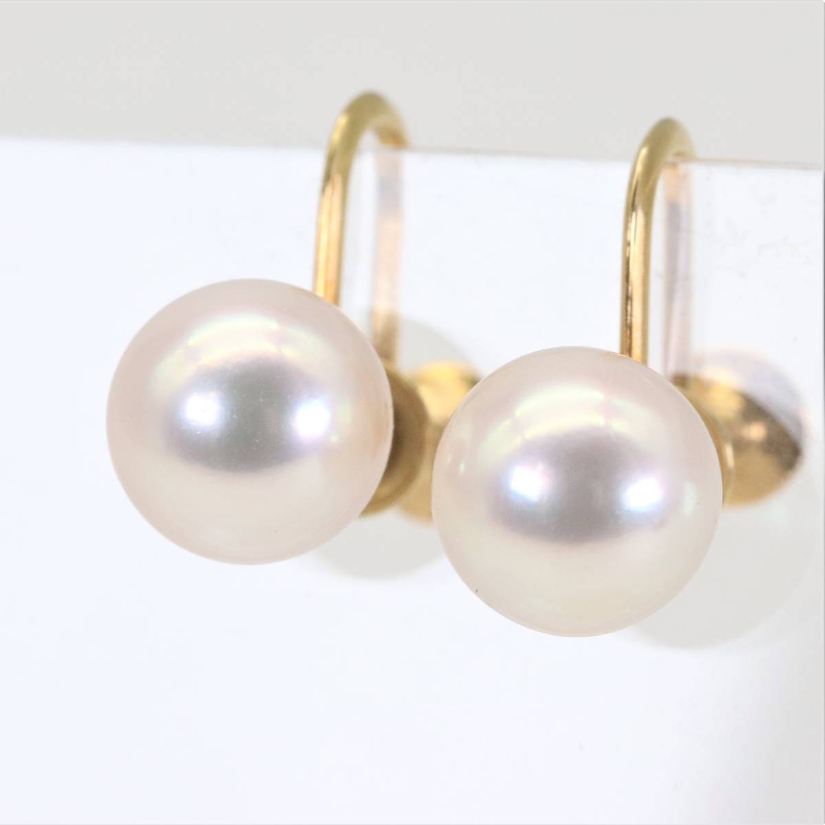 ⟡.·*.MIKIMOTO K18 パールイヤリング⟡.·*.-