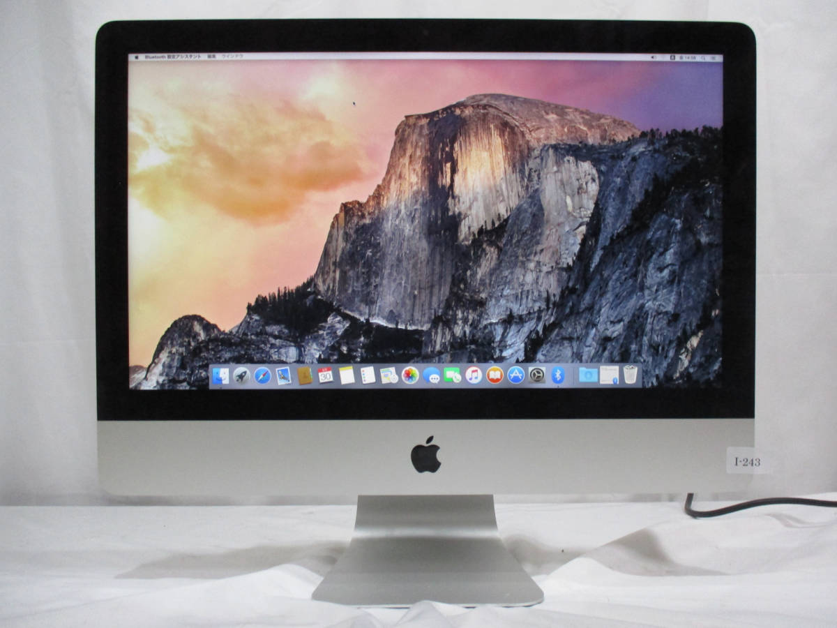 Apple iMac Late 2013 21.5インチ ModelNumber:A1418 Core i5 2.7GHz/メモ コンピュータ  パソコン Mac