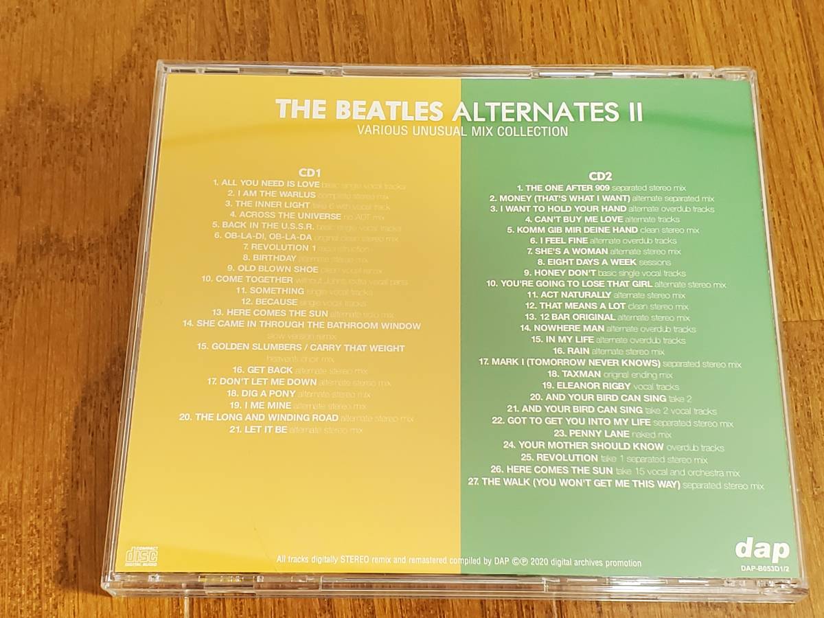 (2CD) The Beatles●ビートルズ/ Alternates II dap_画像2