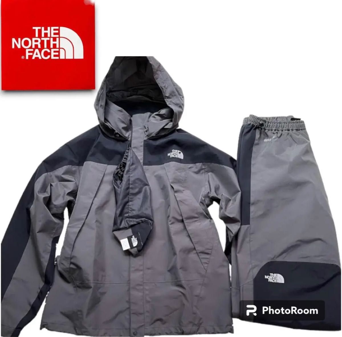 収納袋あり　ノースフェイス　マウンテンレインテックス セットアップ　メンズL THE NORTH FACE ゴアテックス