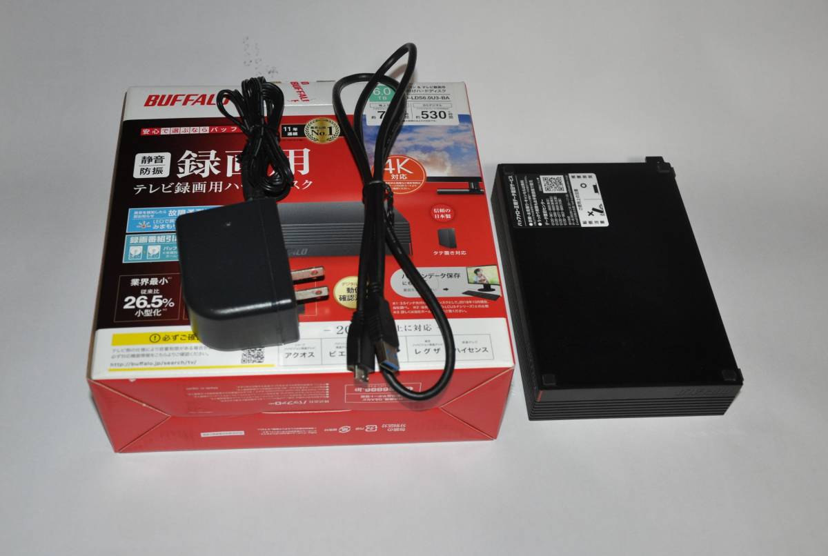 (完動美品)BUFFALO 「HD-LDS6.0U3-BA ６TB」_画像5