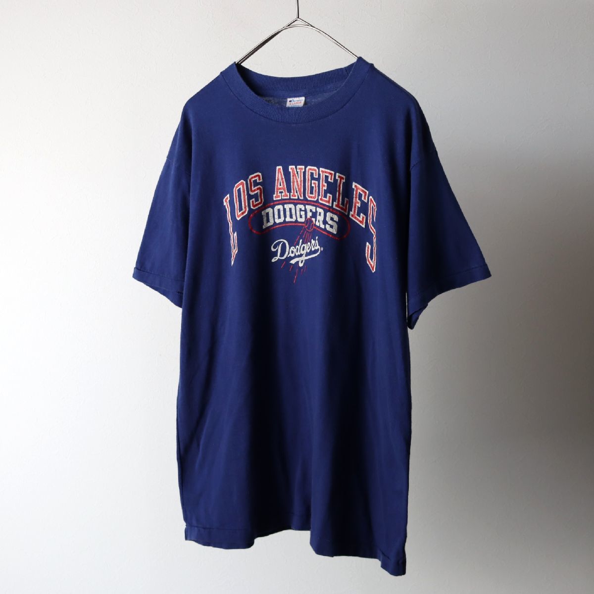 80s USA製 チャンピオン MLB ドジャース Tシャツ XL / シングルステッチ トリコタグ_画像2