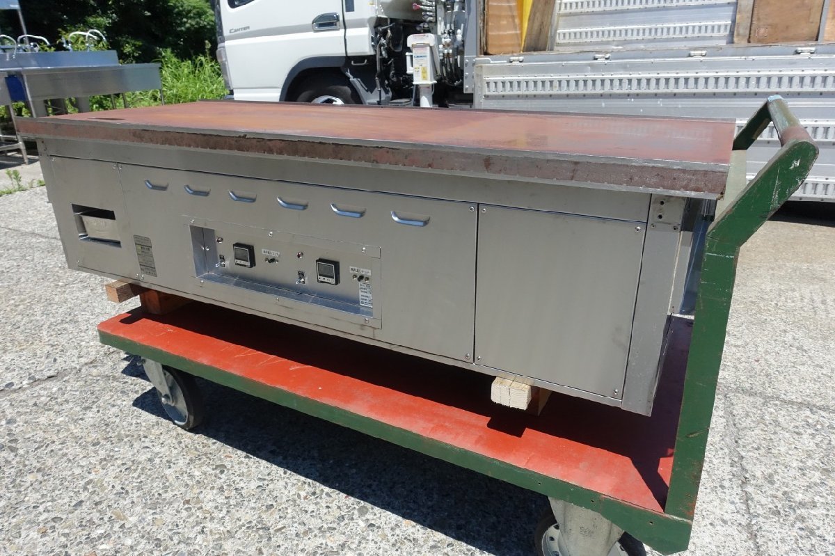 Yahoo!オークション - 静岡県発 W1600 押切電機 電気式 鉄板焼き Yahoo!オークション - 静岡県発 W1600 押切電機 電気式 鉄板焼き
