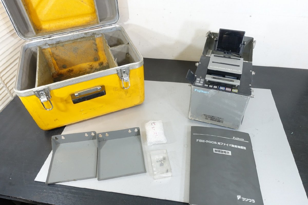 G　ジャンク　フジクラ　FSM-20CS　光ファイバー融着接続機　ARC Fusion Splicer　中古