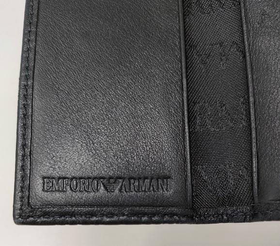 新品 エンポリオ アルマーニ キーケース 黒 EMPORIO ARMANI 6連キーケース 刻印ロゴ YEM052 YC078 80001 ブラックの画像6