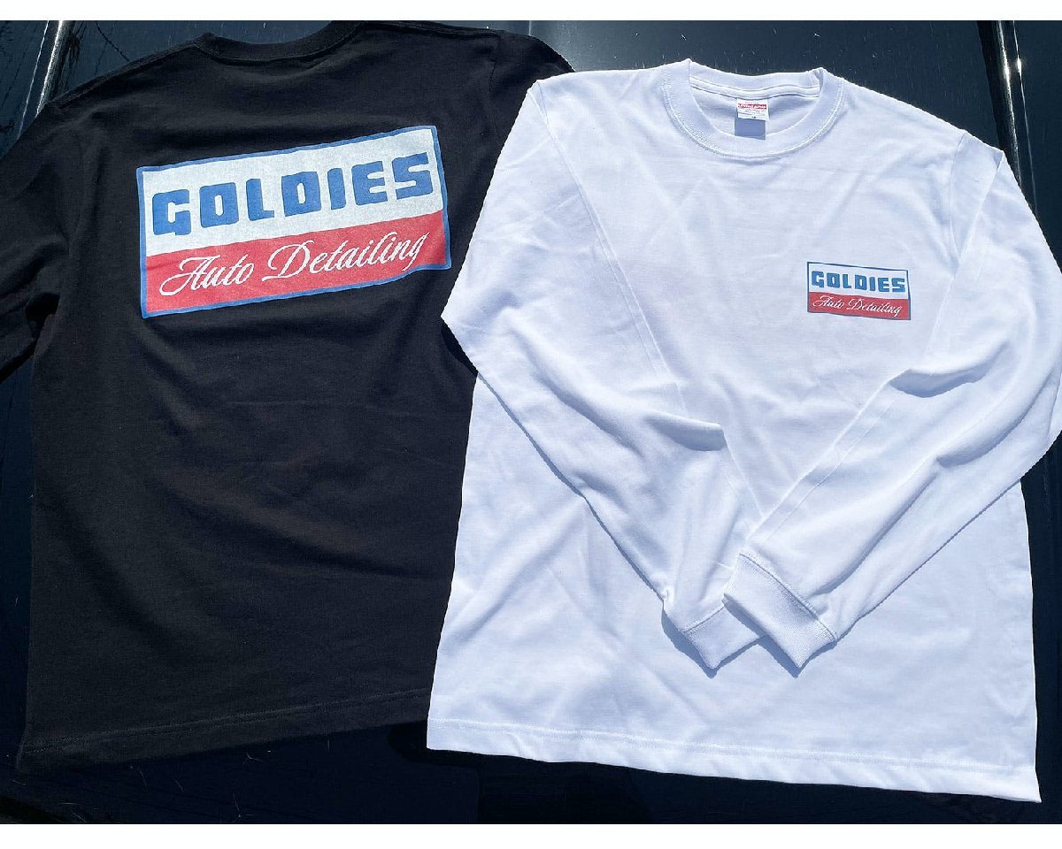 Goldies ゴールディーズ TRICOLORE LOGO ロングスリーブTシャツ XLサイズ WH_画像3