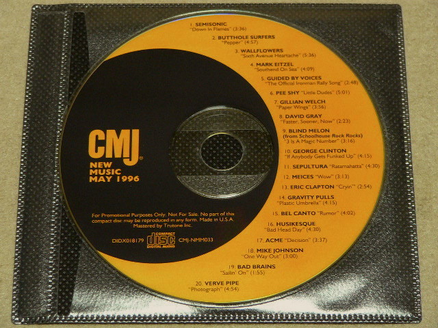 V.A. / CMJ コンピCD Vol. 33・34 / Cocteau Twins Beach Boys Butthole Surfers Buzzcocks Blind Melon_画像1