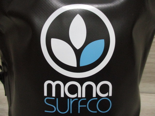 MANA SURF CO*15L waterproof small size mana Surf water proof bag small shoulder black blackout door / fishing case B-17