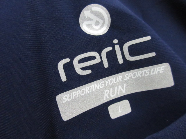 reric run★未使用 レリック レディース L 長袖 ポケット付き Tシャツ ランニング トレーニング ウォーキング スポーツ 紺 ネイビー 新品 5