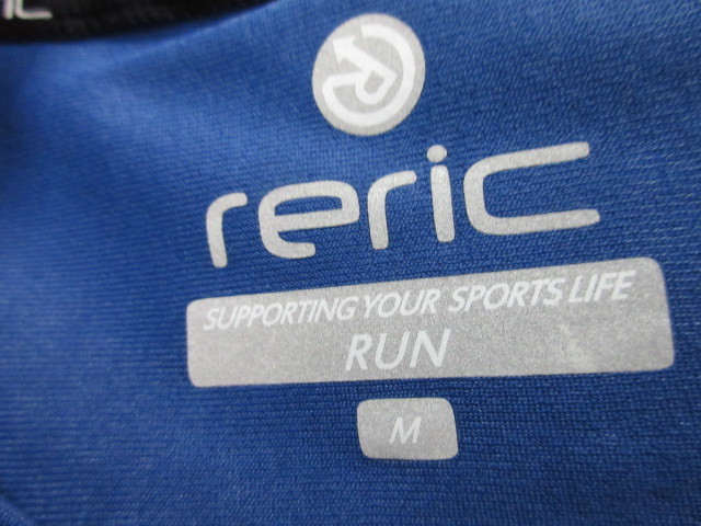 reric run★未使用 レリック レディース M 長袖 フィット Tシャツ ランニング トレーニング ウォーキング スポーツ 紺 ネイビー 新品 7