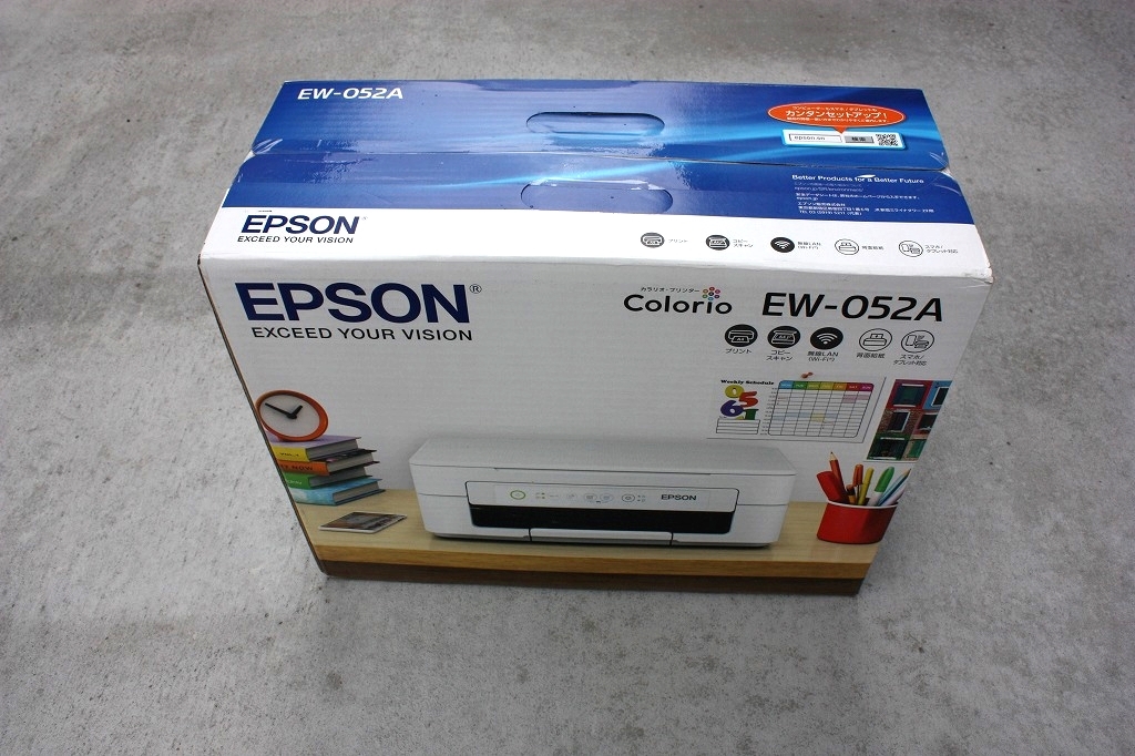 経典ブランド EPSON エプソン EW-052A 送料無料 インク付属 未使用 未