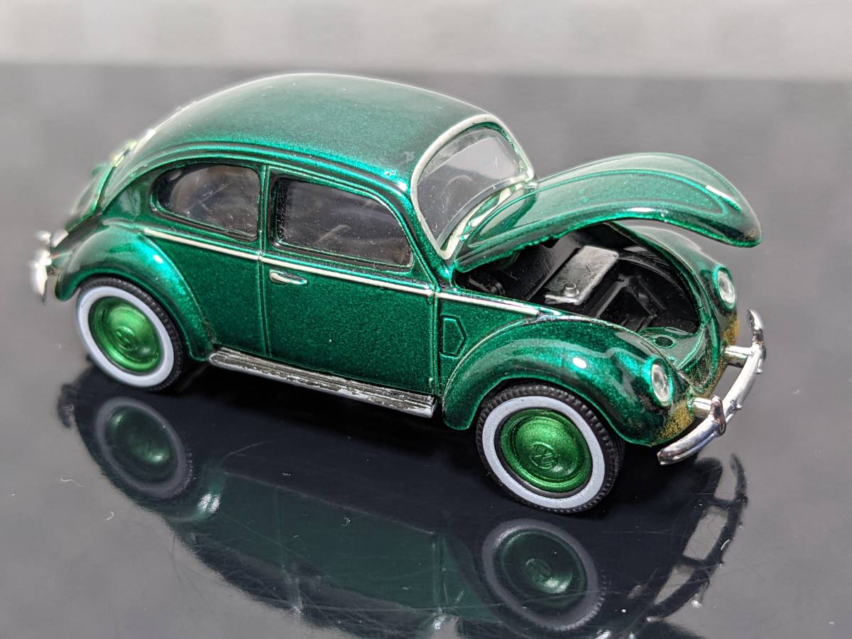  green light 1/64 minicar Volkswagen Beetle green machine 